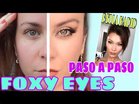 FOXY EYES Maquillaje ojo RASGADOMUY FÁCIL MAQUILLAJE en 5 minutos