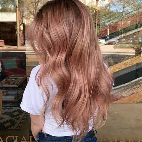 Glossy Rose Gold Has Been The Surprise Breakout Hair Shade Of