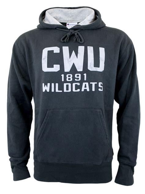 Wildcat Shop Gray CWU Wildcats Hood