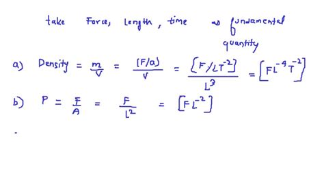 Solved Determine The Dimensions In Both The F L T System And Mlt