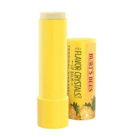 Burts Bees Flavor Crystals™ Lip Balm Tropical Pineapple Th