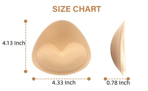 Nimiah Bra Pads Insert Pairs Sewn Edge Bra Inserts Cups Push Up