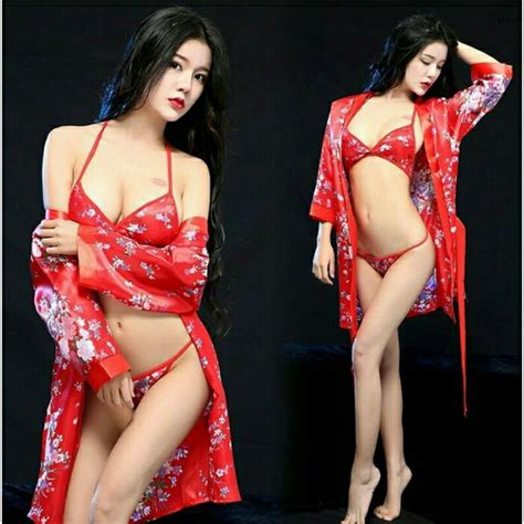 Jual Coinlovers Lingerie Sexy G String Model Kimono Sakura Sexy