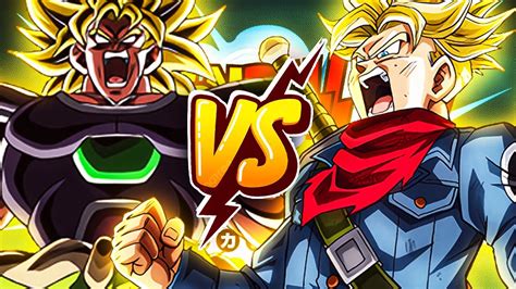 Lr Agl Broly Vs Supreme Magnificent Battle Super Saiyan Trunks Future