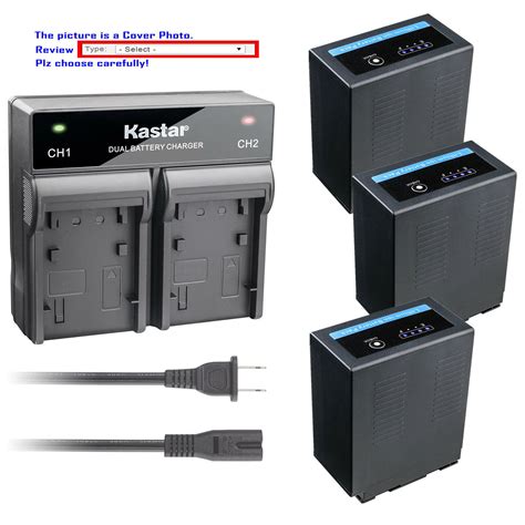 Kastar Battery Dual Fast Charger For Cga D54 Pro Panasonic Ag Hpx250 Ag Hpx250en Ebay