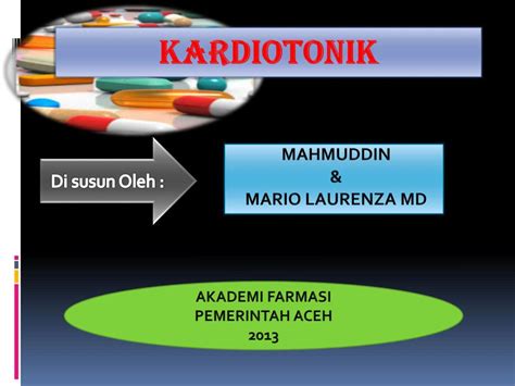 Ppt Kardiotonik Powerpoint Presentation Free Download Id4674270