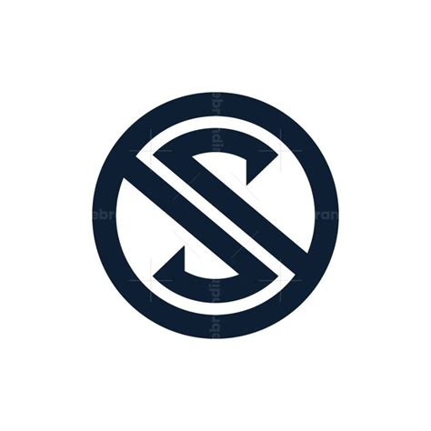 The Letter S In A Circle With An Arrow On It S Side As Well As