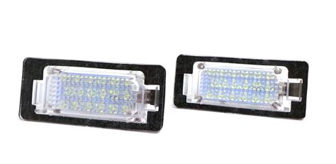 Audi Vw Seat Skoda Lampki Tablicy Rejestracyjnej Led 2X650Lm Zestaw