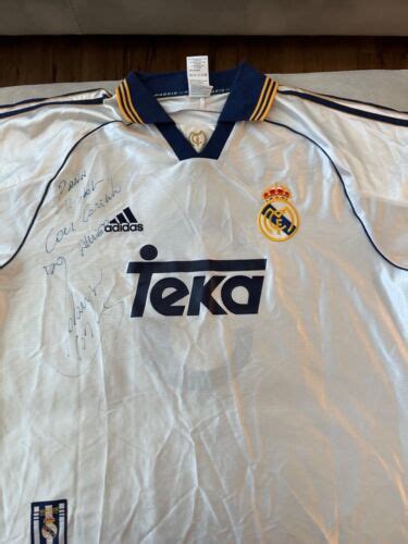 Real Madrid Jersey Roberto Carlos With Signature Ebay