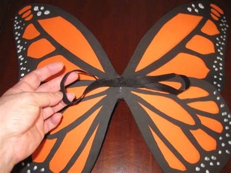 Cómo hacer un disfraz de mariposa monarca Disfraz de mariposa Alas