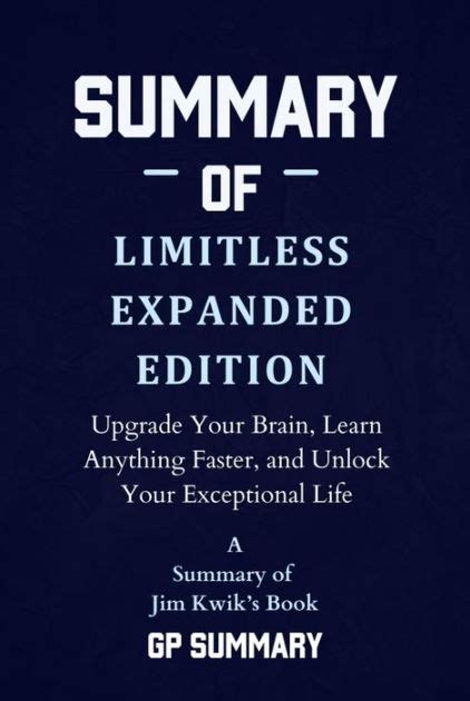 Summary Of Limitless Expanded Edition By Jim Kwik Upgrade Your Brain