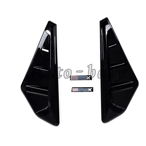 Glossy Black Side Wing Air Flow Fender Vent Cover For Bmw X X M G