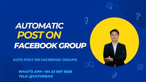 Automatic Post On Facebook Groups Auto Post On Facebook Groups YouTube