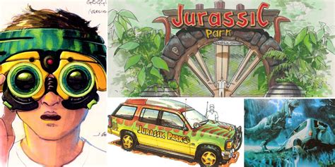 Jurassic Park 30 Orignal Concept Art Collection