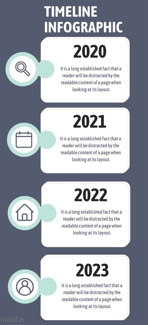 Template Infographic Timeline Design - Mediamodifier