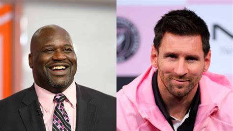 Nba Great Shaquille O Neal Once Fanboyed Lionel Messi I Would Like To