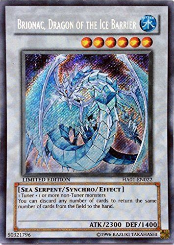 YU GI OH Yu Gi Oh Brionac Dragon Of The Ice Barrier HA01 EN022