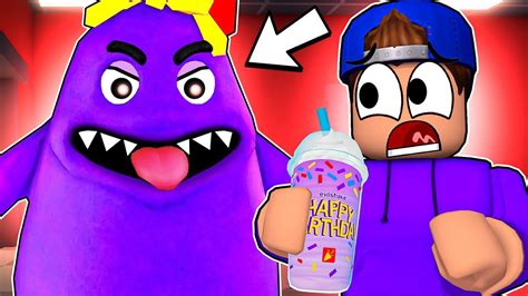 ROBLOX ESCAPE THE GRIMACE SHAKE YouTube