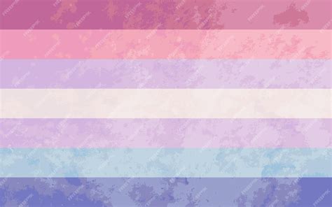 Premium Vector Bigender Lgtb Sign Bigender Pride Flag With Texture