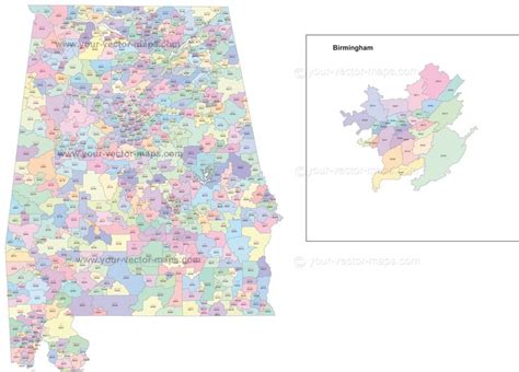 Zip Code Map Birmingham Al Colorado Map