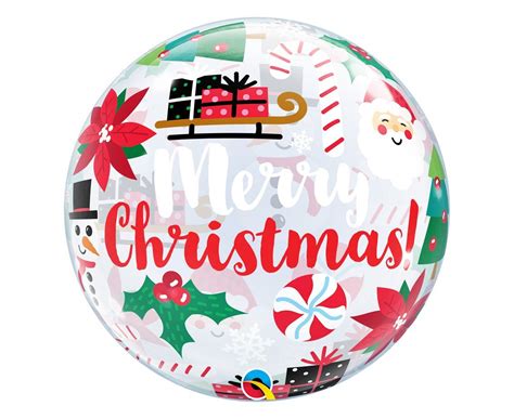 Balon Foliowy 22 Ql Bubble Poj Everything Christmas Qualatex