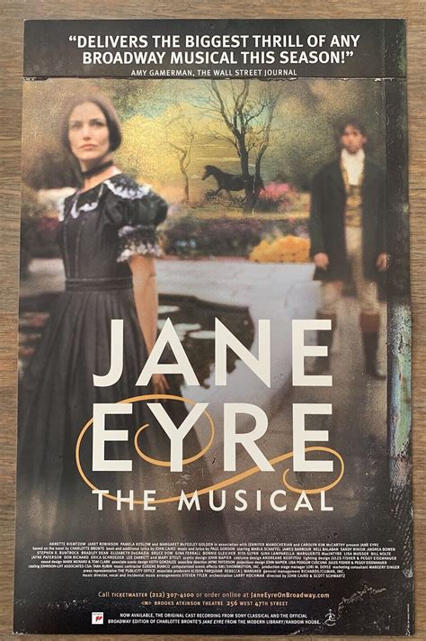 Jane Eyre Original Broadway Poster Window Card Ebay