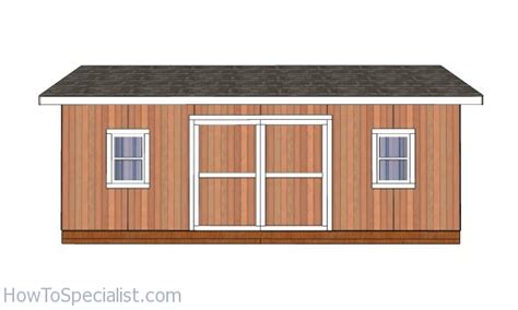 12x24 Shed Plans Free Diy Plans Howtospecialist How To Build Step By Step Diy Plans