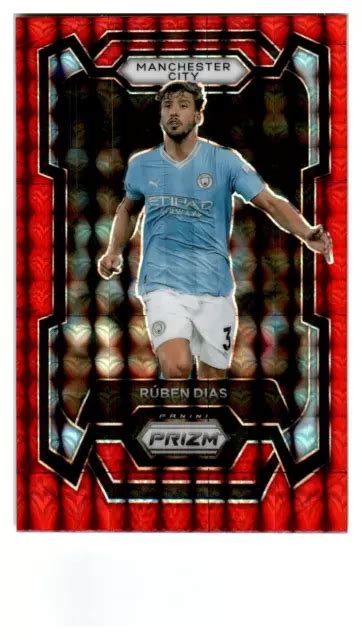 Panini Prizm Premier League Ruben Dias Mosaico Rosso Eur