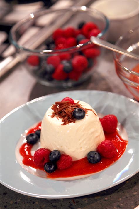 Simple Panna Cotta With Summer Fruits And Dark Chocolate We Love