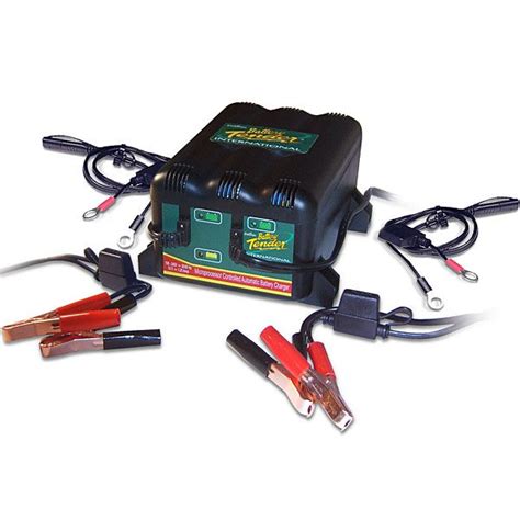 Yuasa Yua1202262 2 Amp Dual Bank Automatic Battery Charger And Maintainer Battery Chargers Tools