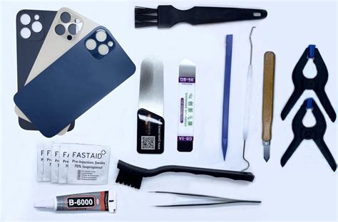 Kit De Reemplazo Reparar De Vidrio Cristal Trasero Para Iphone 12 Pro Max Ebay