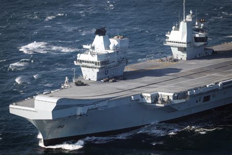 British Aircraft Carrier Returns To Sea After Repairs | Aviation Week ...