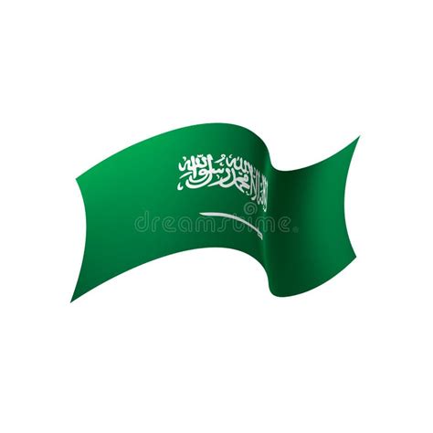 Saudi Arabia Flag Vector Illustration Stock Vector Illustration Of