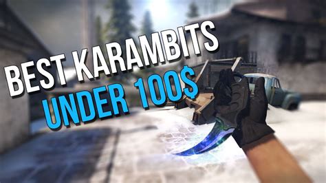 CSGO Best Cheap Karambits Under 100 YouTube