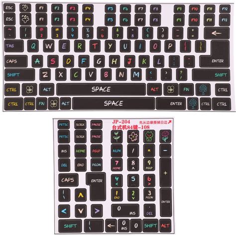 Amazon Vikye Pcs Pack Universal English Keyboard Stickers