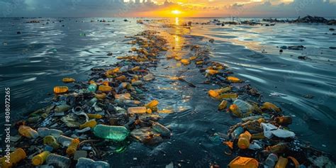 Seawater Pollution Serious Ocean Pollution Marine Garbage World