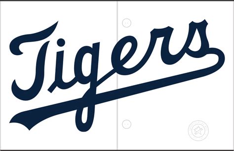 Detroit Tigers Logo Jersey Logo American League AL Chris