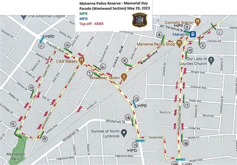 Memorial Day Parade Route