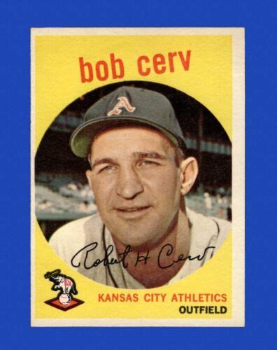 Topps Set Break Bob Cerv Ex Exmint Gmcards Ebay