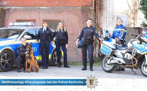 Polizei Karlsruhe On Twitter Frauenpower Bei Der Polizei Am