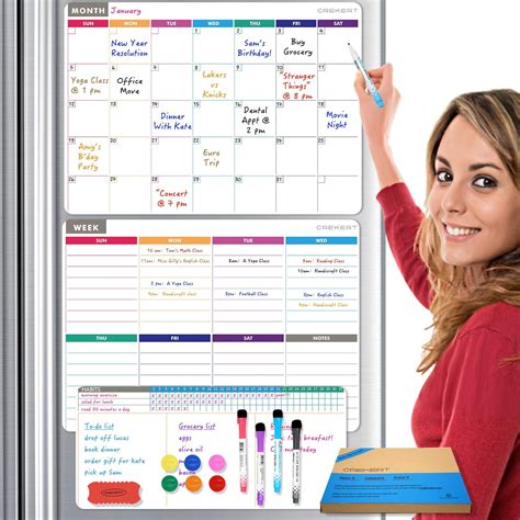 Amazon Cinch Magnetic Calendar Bundle Of 3 Monthly Weekly