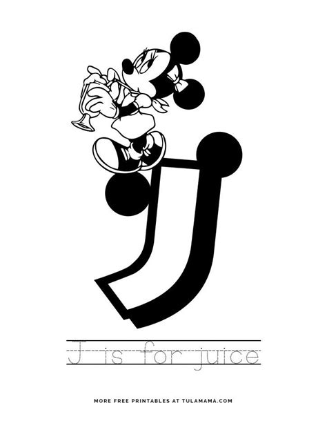 Free Printable Mickey Mouse Abc Letter Tracing For Preschoolers