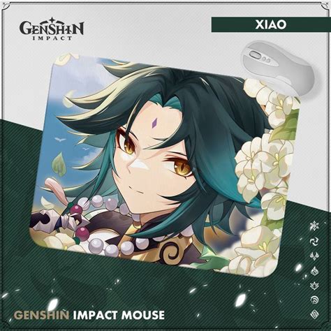 Сяо Genshin Impact (Геншин Импакт) Коврик для мыши компьютерный 20*25 ...