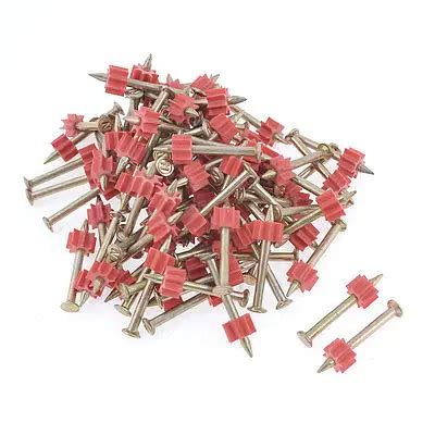 90 Pcs 3mm Dia Shank 34mm Length Power Hammer Drive Pins Fasteners-in Connectors from Home ...