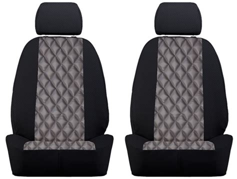 Ruff Tuff Carbon Fiber Diamond Quilt Seat Covers Havoc Offroad