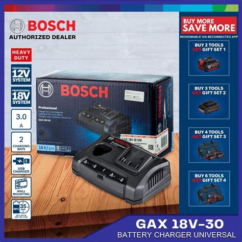 Bosch Gax V Battery Charger Universal Hd Cordless V A A