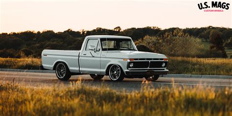 Throw It Back To This Ford F 100 With Us Mags Wheels