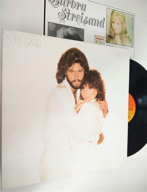 BARBRA STREISAND BARRY GIBB BEE GEES GUILTY LP 13007435902