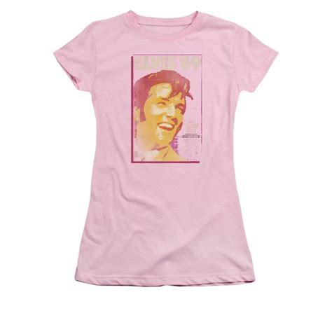 Elvis Presley Shirt Juniors Trouble With Girls Pink T Shirt Elvis