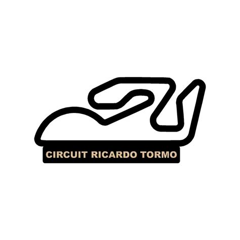 Circuit Ricardo Tormo Op Voet Houtenletter